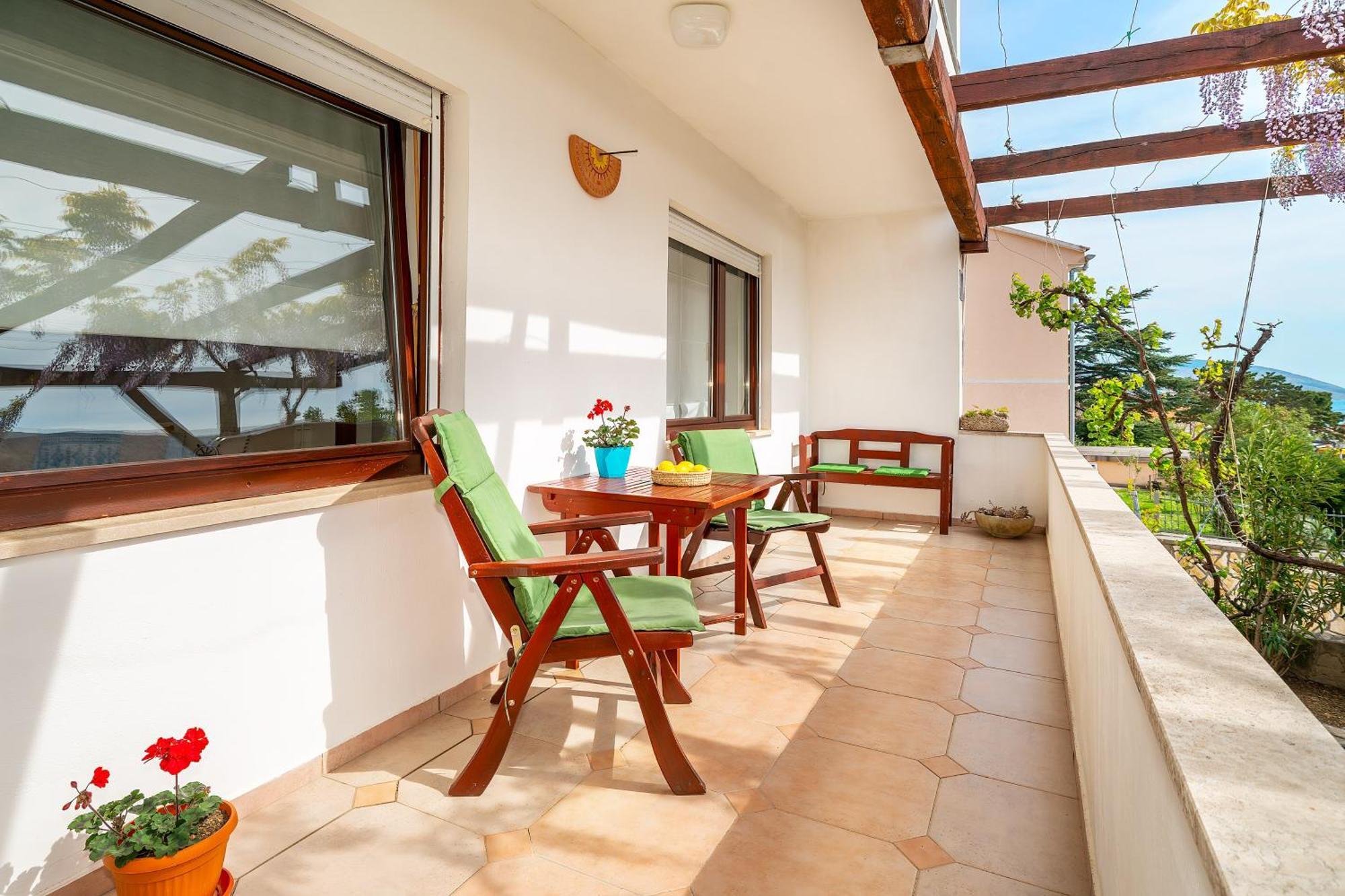 Apartments Edo With Terrace Baška Dış mekan fotoğraf